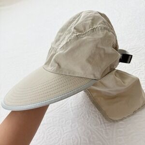 Vintage Patagonia Made in USA Legionnaires Hat Long Bill Strapback w/ Neck Cover